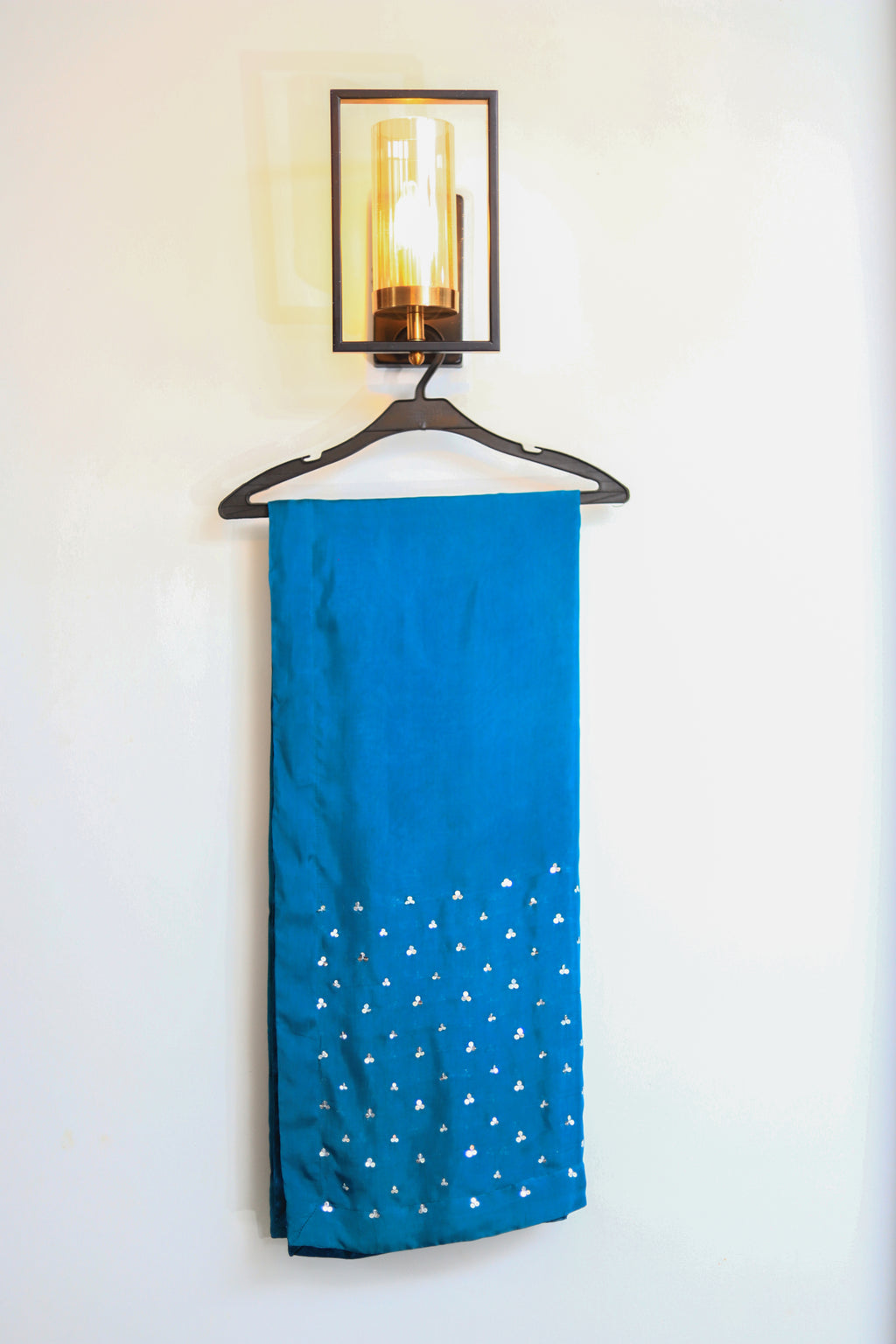 Deep Sea Teal Silk Stitched 3 Piece Suit