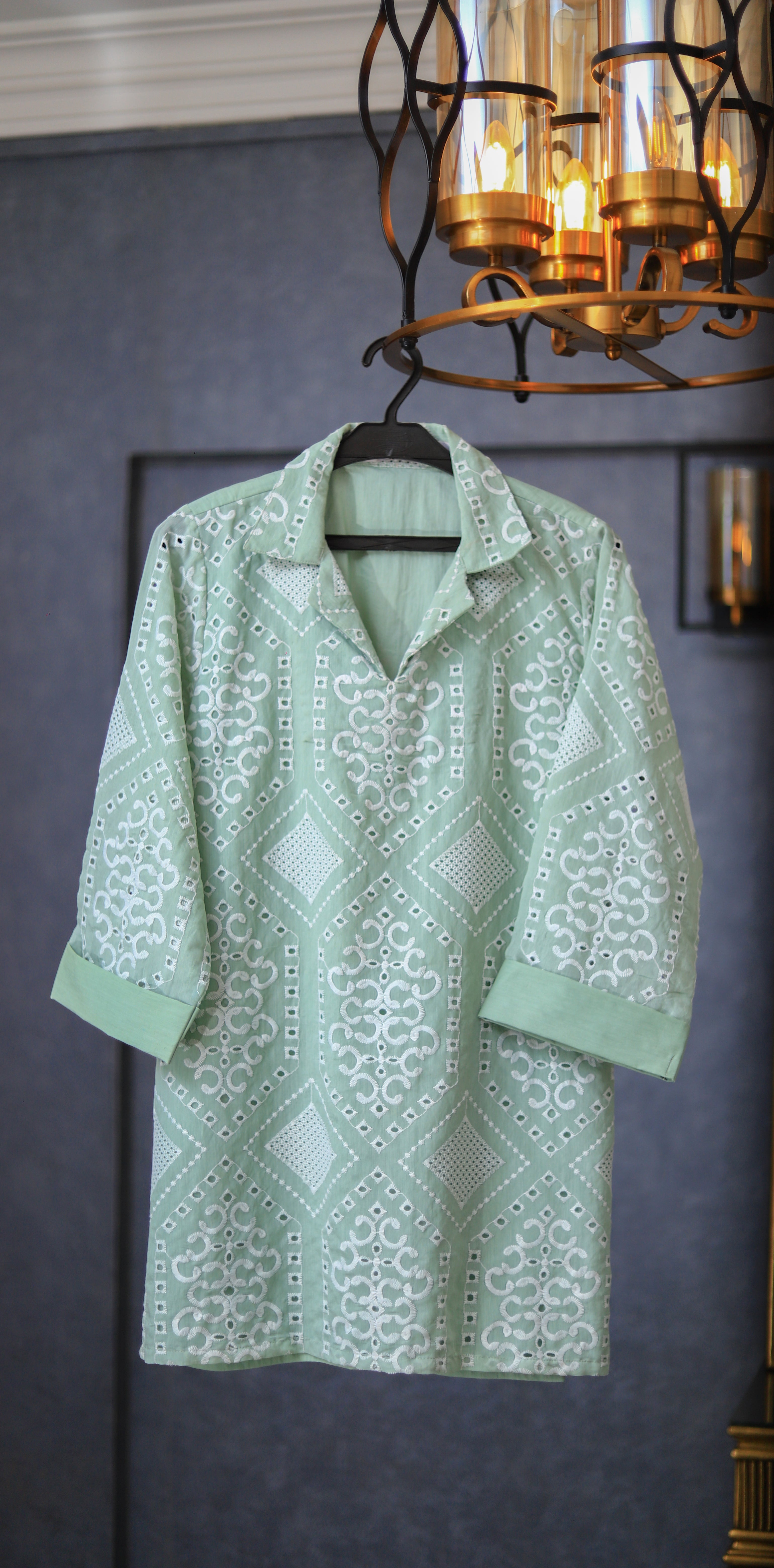 Mint Muse Embroidered Co-ord Set Stitched 2 Piece