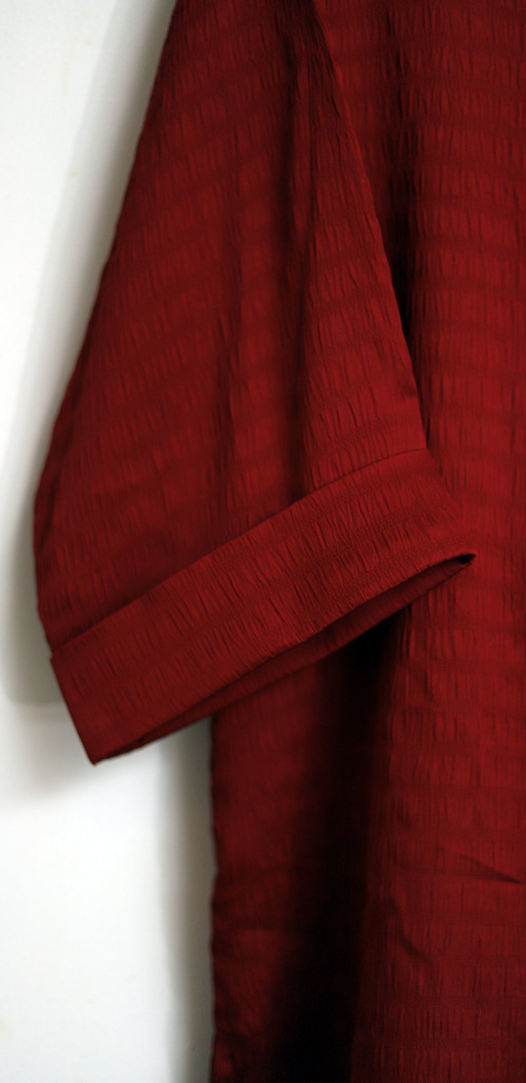 Royal Maroon Textured Co-ord Set Stitched 2 Piece