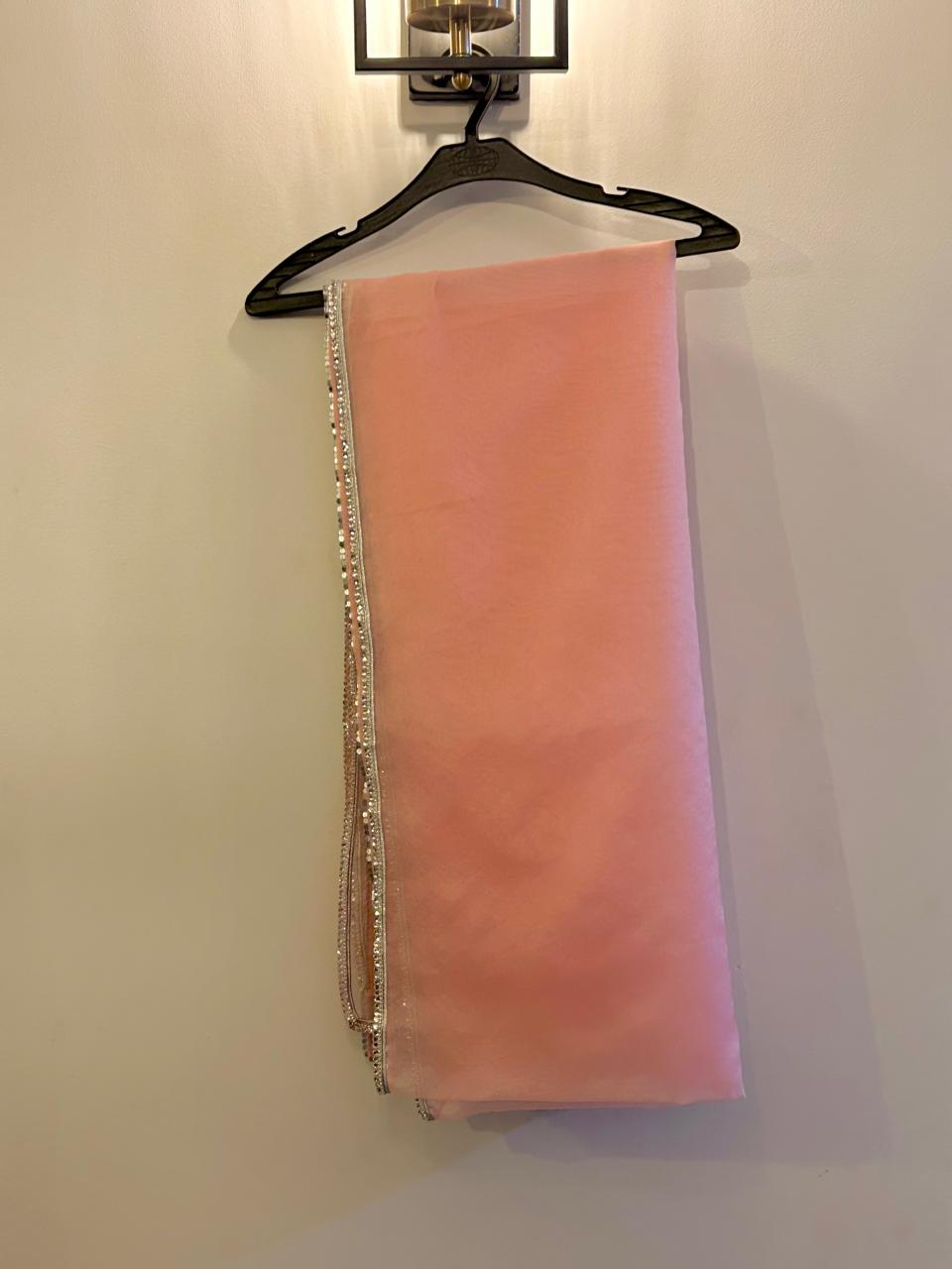 Rosé Aura Silk Stitched 3 Piece Suit