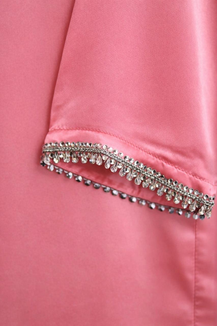 Rosé Aura Silk Stitched 3 Piece Suit