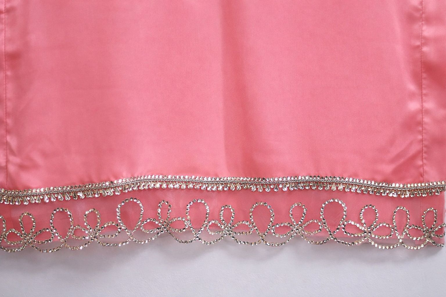 Rosé Aura Silk Stitched 3 Piece Suit